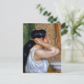 Carte Postale Pierre A Renoir | Fille la coiffant (Debout devant)