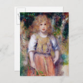 Carte Postale Pierre A Renoir | Fille tzigane (Devant / Derrière)