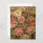 Carte Postale Pierre A Renoir | Fleurs (Devant / Derrière)