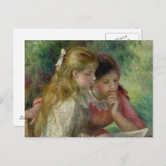 Carte Postale Pierre A Renoir | Lecture (Devant / Derrière)