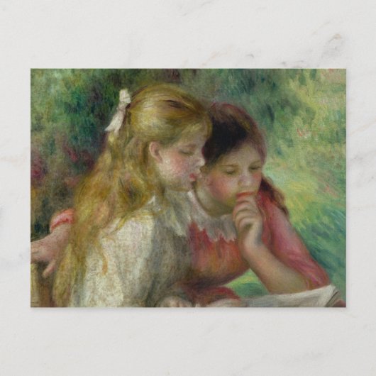 Carte Postale Pierre A Renoir | Lecture (Devant)