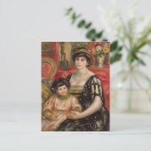 Carte Postale Pierre A Renoir | Mme Josse Bernheim-Jeune et son (Debout devant)