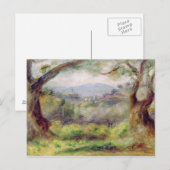 Carte Postale Pierre A Renoir | Paysage aux Collettes (Devant / Derrière)