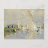 Carte Postale Pierre A Renoir | Regatta à Argenteuil (Devant)