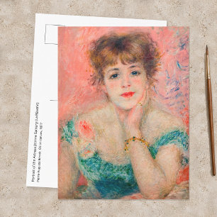 Carte Postale Pierre-Auguste Renoir - Actrice Jeanne Samary