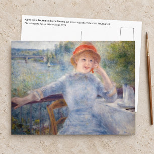 Carte Postale Pierre Auguste Renoir - Alphonsine Fournaise