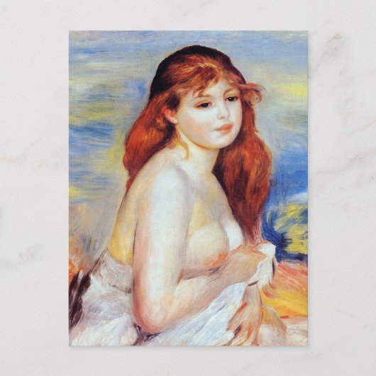 Carte Postale Pierre Auguste Renoir - Baigneuse (Devant)