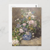 Carte Postale Pierre-Auguste Renoir Bouquet de printemps (Devant / Derrière)