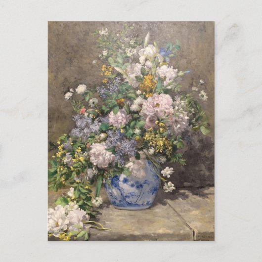 Carte Postale Pierre-Auguste Renoir Bouquet de printemps (Devant)