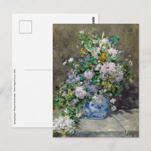 Carte Postale Pierre-Auguste Renoir - Bouquet printanier