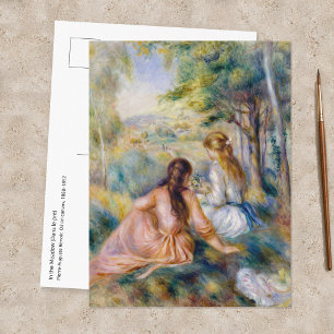Carte Postale Pierre-Auguste Renoir - Dans la prairie