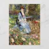 Carte Postale Pierre-Auguste Renoir - Dans les Roses (Devant)