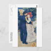 Carte Postale Pierre-Auguste Renoir - Danse à la campagne (1883) (Devant / Derrière)