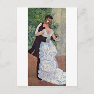 Carte Postale Pierre-Auguste Renoir - Danse à la ville (1883)