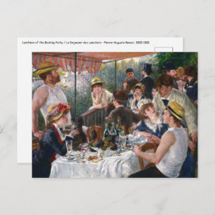 Carte Postale Pierre-Auguste Renoir - Déjeuner de la fête nautiq
