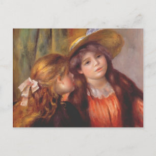 Carte Postale Pierre-Auguste Renoir - Deux filles