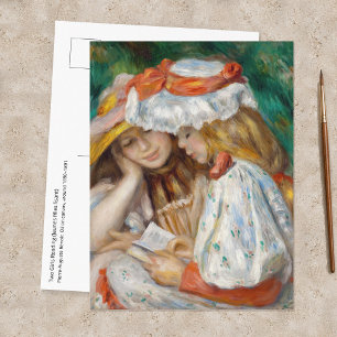 Carte Postale Pierre-Auguste Renoir - Deux filles lisant