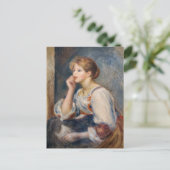 Carte Postale Pierre-Auguste Renoir - Femme à la lettre (Debout devant)