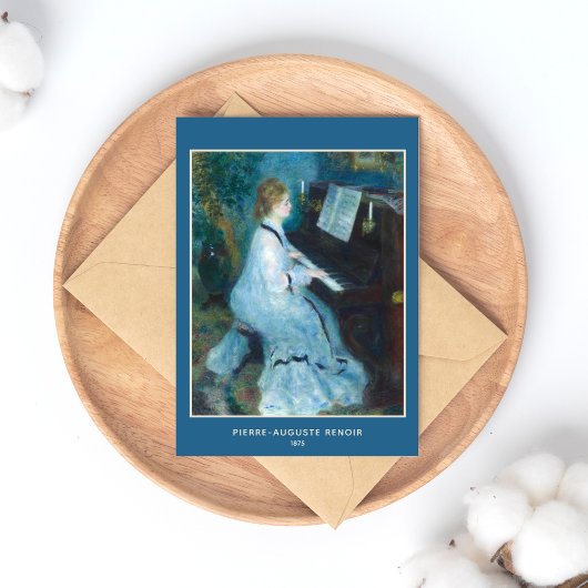 Carte Postale Pierre-Auguste Renoir, Femme au Piano