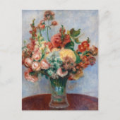 Carte Postale Pierre-Auguste Renoir - Fleurs dans un Vase (Devant)