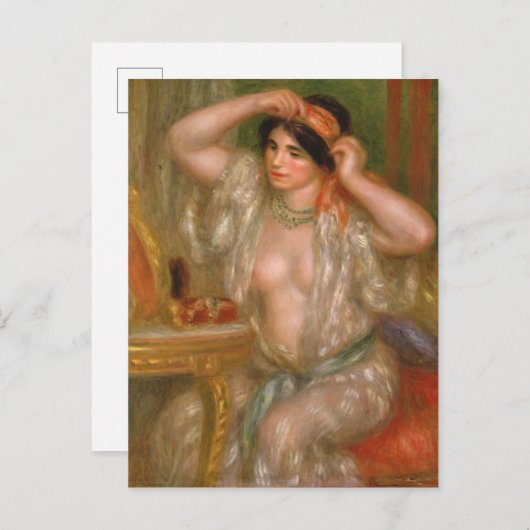 Carte Postale Pierre Auguste Renoir | Gabrielle au miroir (Devant / Derrière)
