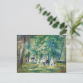 Carte Postale Pierre-Auguste Renoir - La fête à Saint-Cloud (Debout devant)