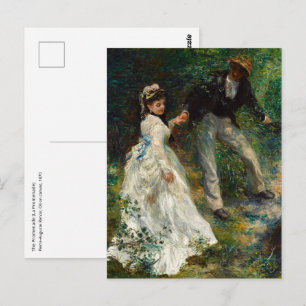 Carte Postale Pierre-Auguste Renoir - La Promenade
