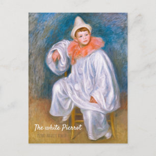 Carte Postale Pierre-Auguste Renoir Le Pierrot blanc CC1066