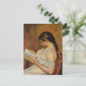 Carte Postale Pierre-Auguste Renoir - Lecture Jeune Fille (Debout devant)