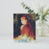 Carte Postale Pierre-Auguste Renoir- Mlle Irene Cahen d'Anvers (Debout devant)