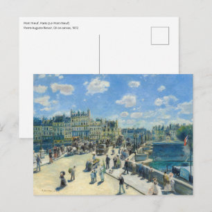 Carte Postale Pierre-Auguste Renoir - Paris, Pont-Neuf