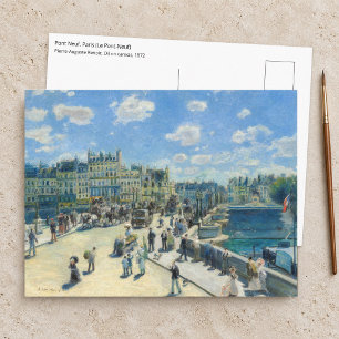Carte Postale Pierre-Auguste Renoir - Paris, Pont-Neuf