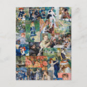 Carte Postale Pierre-Auguste Renoir - Patchwork de chefs-d'œuvre (Devant)
