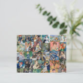 Carte Postale Pierre-Auguste Renoir - Patchwork de Chefs-d'œuvre (Debout devant)