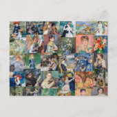 Carte Postale Pierre-Auguste Renoir - Patchwork de Chefs-d'œuvre (Devant)
