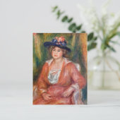 Carte Postale Pierre-Auguste Renoir - Portrait de femme assise (Debout devant)