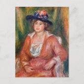 Carte Postale Pierre-Auguste Renoir - Portrait de femme assise (Devant)