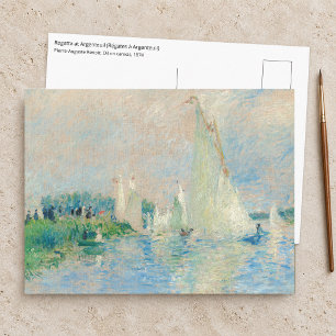 Carte Postale Pierre-Auguste Renoir - Régate à Argenteuil