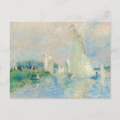 Carte Postale Pierre-Auguste Renoir - Regatta à Argenteuil (Devant)