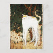 Carte Postale Pierre Bonnard, Le Chat Blanc, 1894 (Devant)