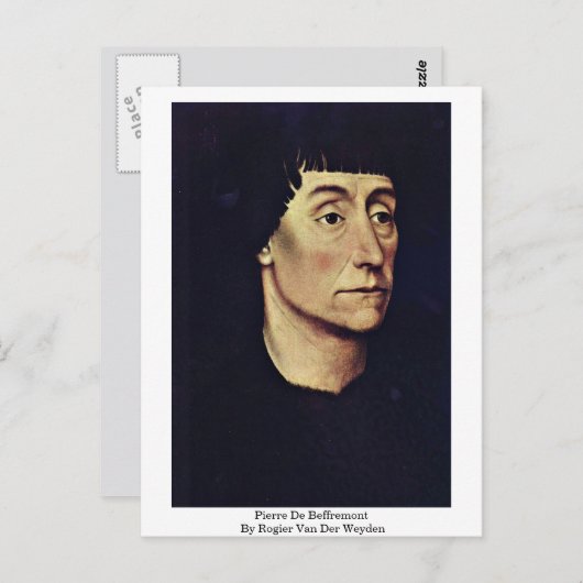 Carte Postale Pierre De Beffremont Par Rogier Van Der Weyden (Devant / Derrière)