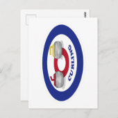 Carte Postale Pierre de curling (Devant / Derrière)