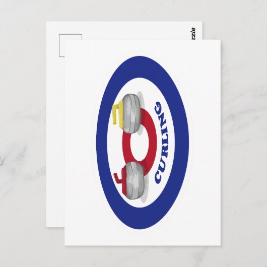 Carte Postale Pierre de curling (Devant / Derrière)