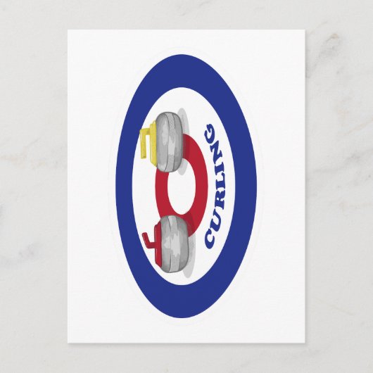 Carte Postale Pierre de curling (Devant)