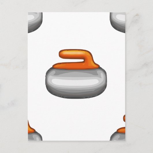 Carte Postale Pierre de curling Emoji (Devant)