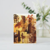 Carte Postale Pierre de garde et symboles (Debout devant)