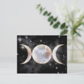 Carte Postale Pierre de la lune triple de lune (Debout devant)