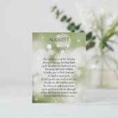 Carte Postale Pierre de naissance d'anniversaire d'août Pérotid  (Debout devant)