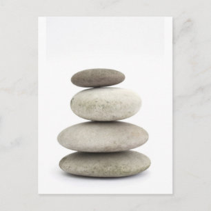 Carte Postale Pierre de yogo zen