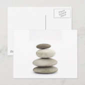 Carte Postale Pierre de yogo zen (Devant / Derrière)
